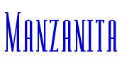 Manzanita шрифт